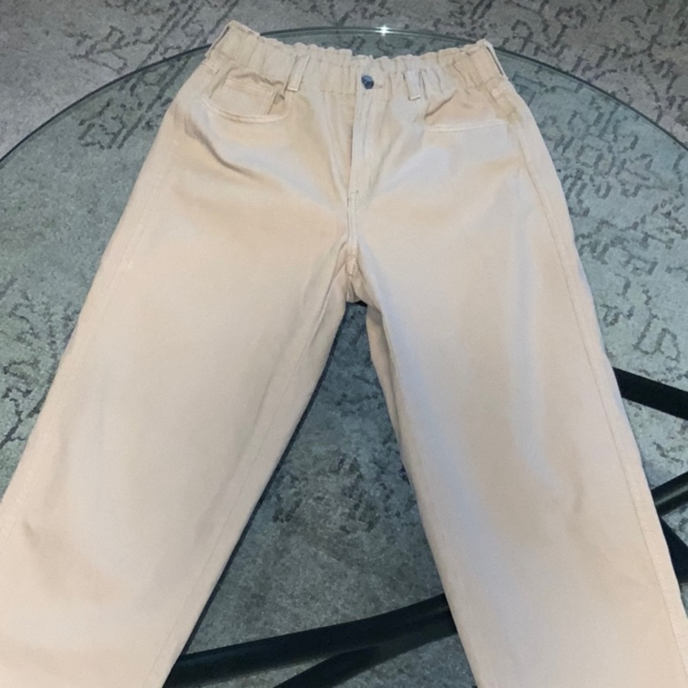H&M 6 beige jeans
